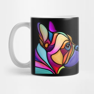 Colorful Art Deco French Bulldog Mug